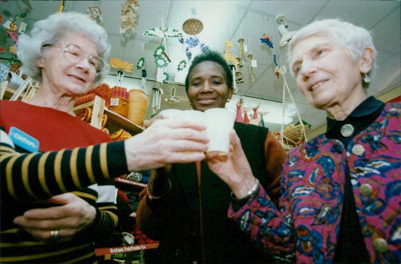 OXFAM celebrates 50 years of fair trade in Cowley Road. - Vintage Photograph