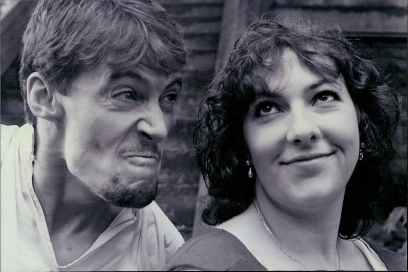 The City of Oxford Theatre Guild perform a scene from Much Ado About Nothing. - Vintage Photograph