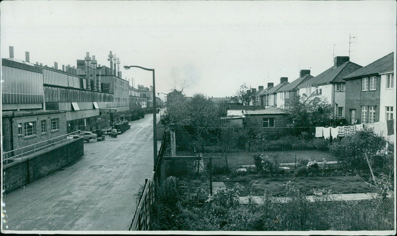 Police officers on duty in Cowley, Oxfordshire, England. - Vintage Photograph