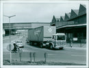 A closed gate at British Leyland (Austin-Morris) Ltd. Cowley Division in Cowley, Oxford. - Vintage Photograph