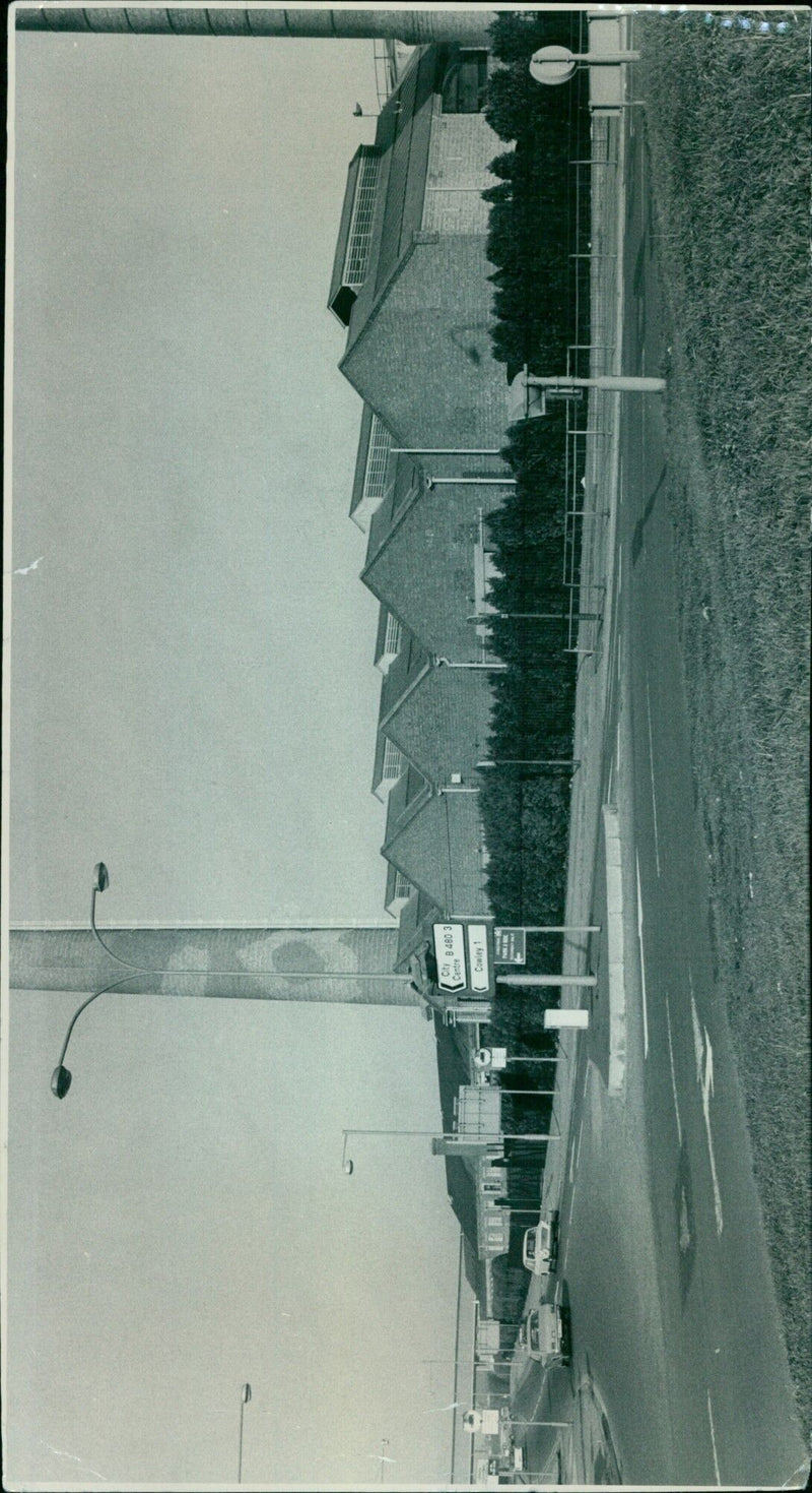 A view of Cowley Park in Oxford, England. - Vintage Photograph