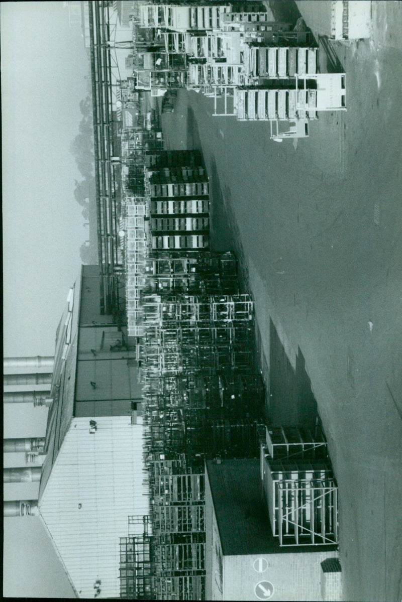 Workers and management from the Austin Rover Plant in the UK lament the closure of the facility. - Vintage Photograph