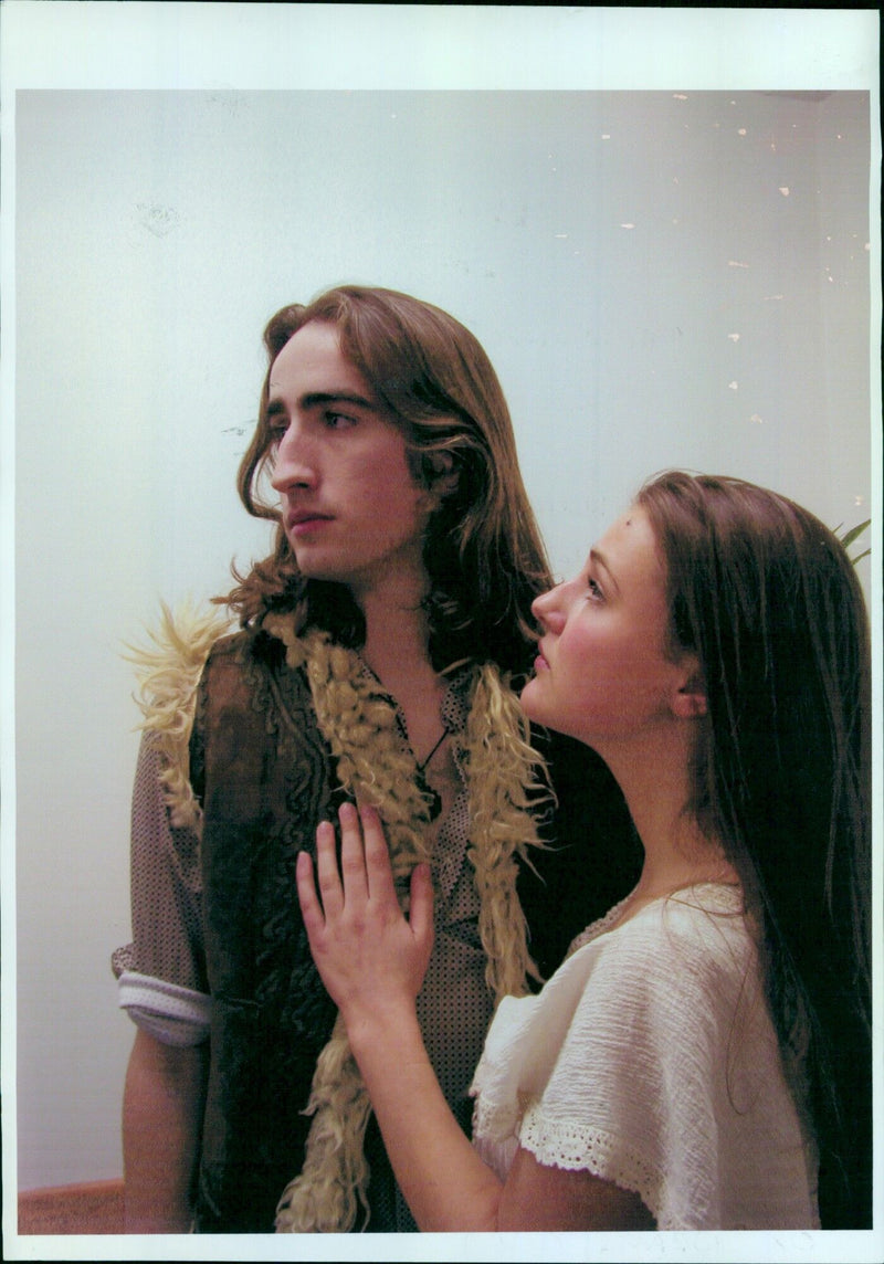 Cast members of "The Winter's Tale" perform at the Old Fire Station in Oxford. - Vintage Photograph