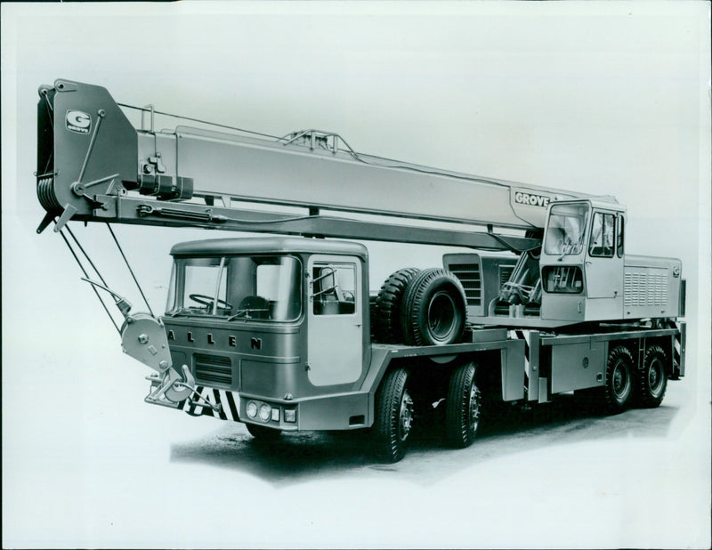 John Allen and Sons (Oxford) receive a large order from crane hire company G.W. Sparrows and Sons. - Vintage Photograph