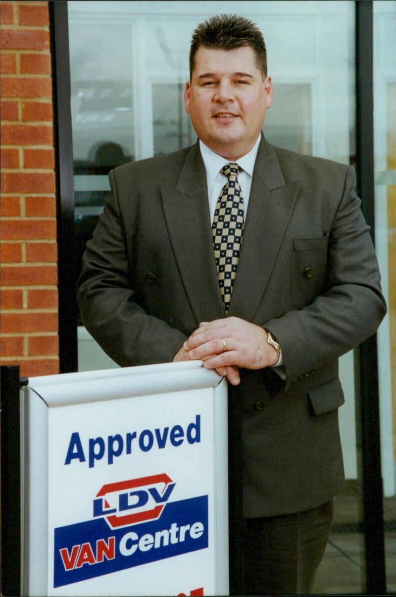 Nigel Woodhouse, LDV franchise manager, moves south to open an approved LDV Van Centre in Oxford. - Vintage Photograph