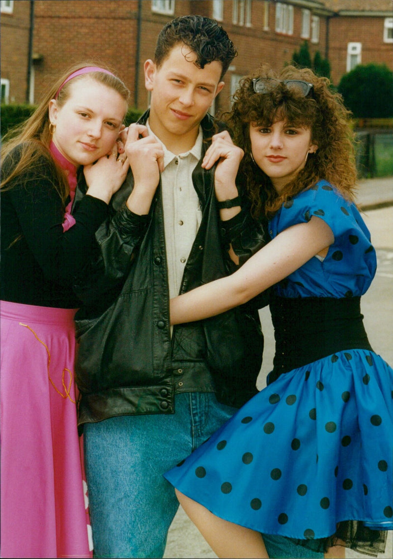 Local production of "Grease" cancelled due to copyright row. - Vintage Photograph