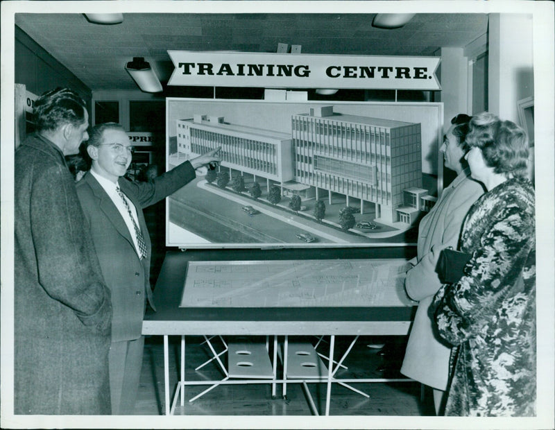 Parents attending a training centre for apprentices at the Pressed Steel Company Limited in Coventry, UK. - Vintage Photograph