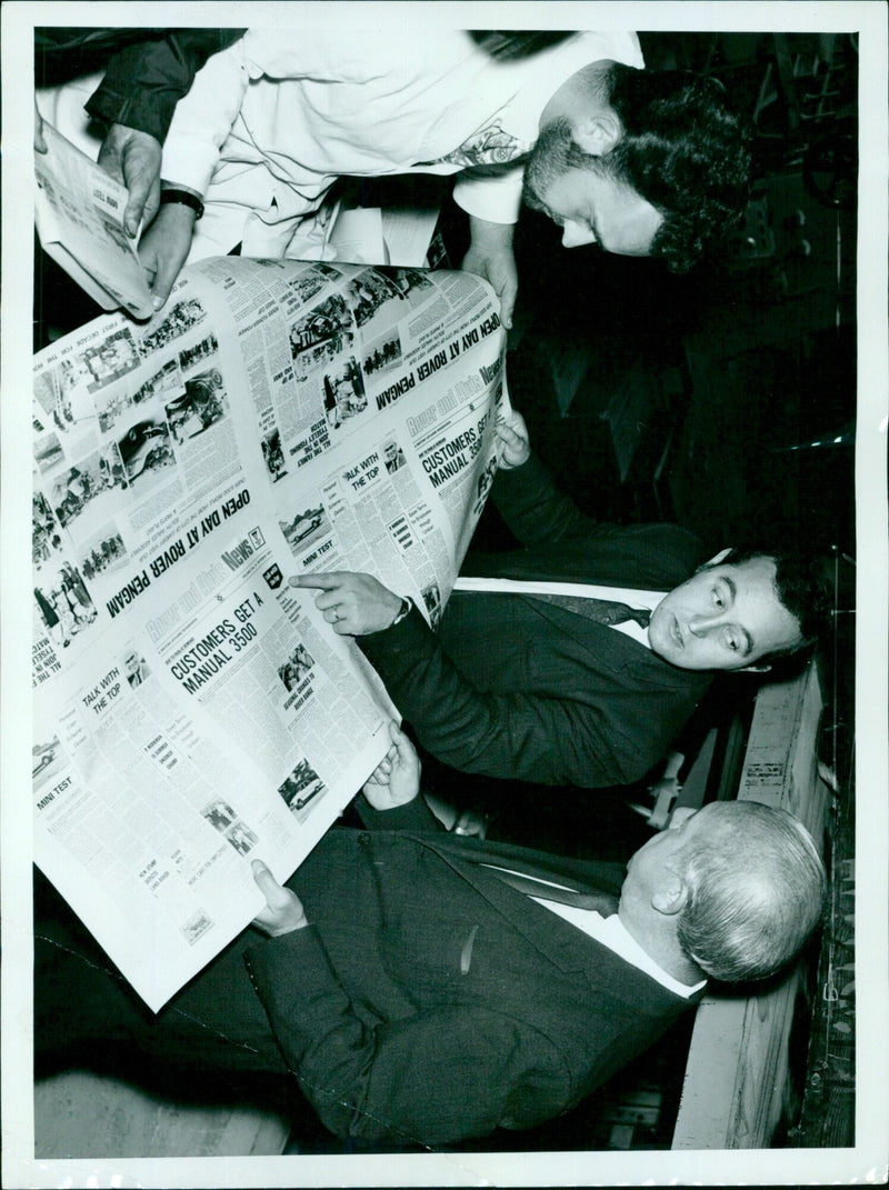 Over 8,000 people visit the Rover Pengam plant in South Wales for an Open Day. - Vintage Photograph