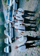 A lion in the Arg Farres Natural Park in Spain. - Vintage Photograph