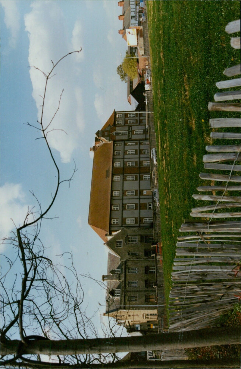 Construction site for Royal Mail depot in Oxford. - Vintage Photograph