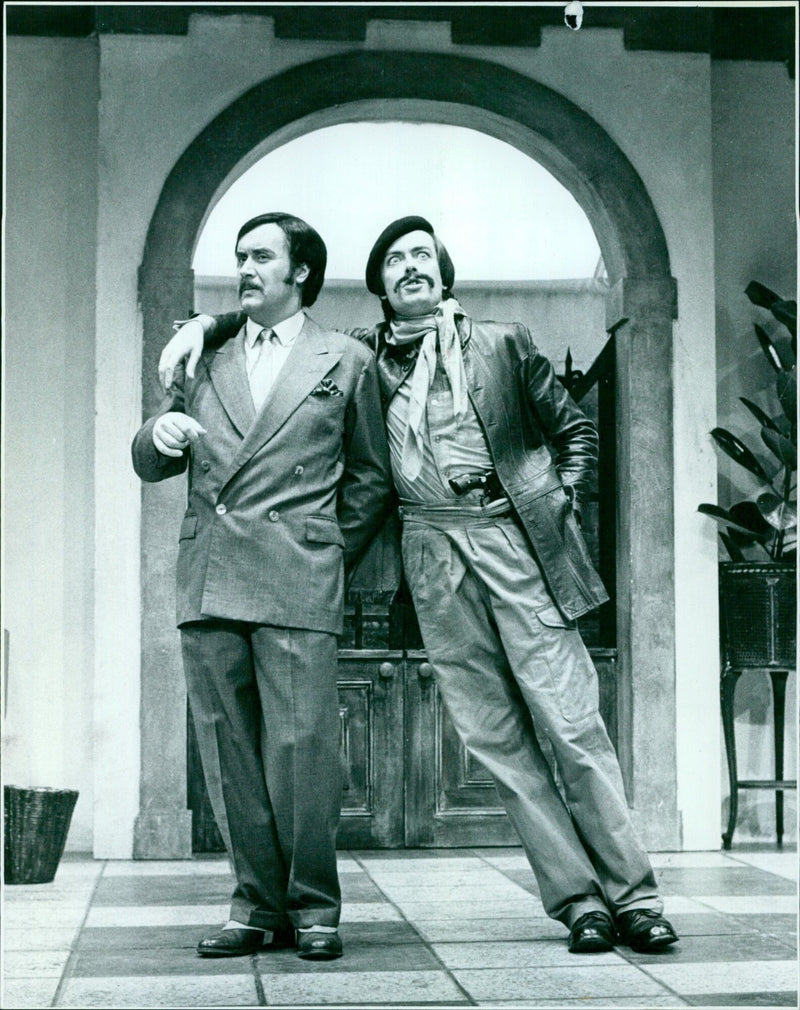 Peter Knapp, founder of The Singers Company, is out to put the fun back into opera with two light operas, Rossini's Barber of Seville and Offenbach's La Perichole, to be presented at Oxford Playhouse next week. - Vintage Photograph