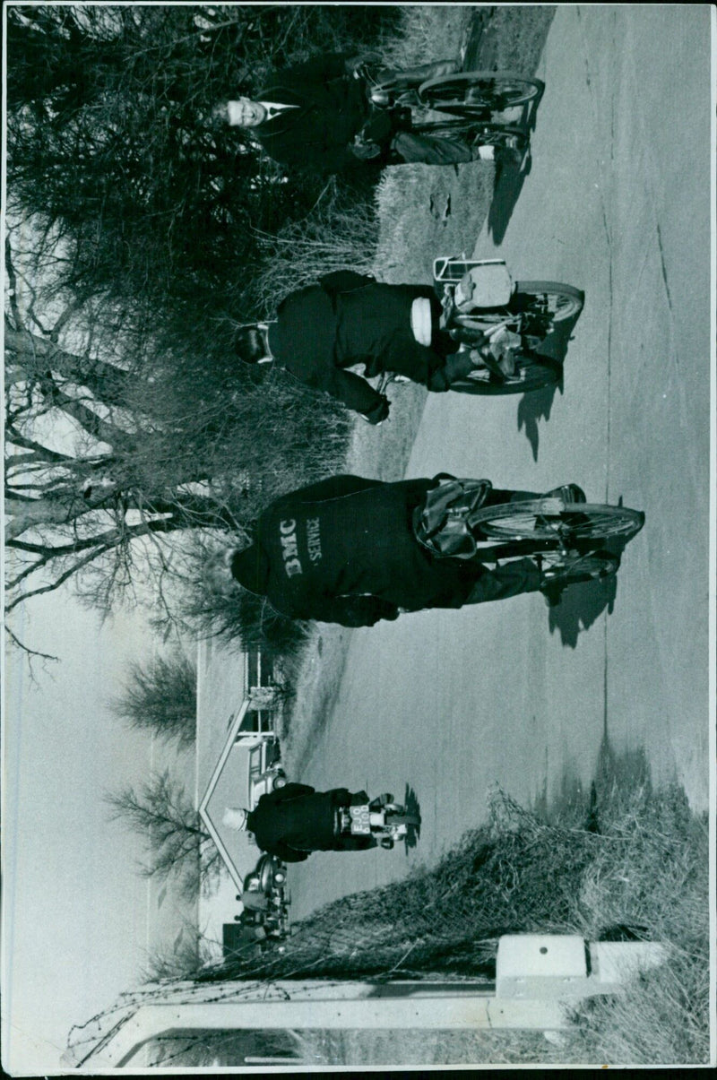 A BMW service in Oxford, England - Vintage Photograph