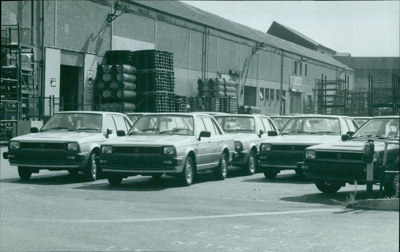 Stockpiling of goods being undertaken at Cowley R.C. 1. - Vintage Photograph