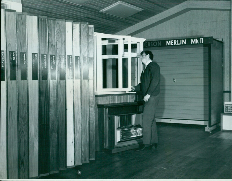 A view of the new "Home and Hobby Service Department" at R.J. Johnson Trade in Oxford. - Vintage Photograph