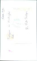 A crowd of people gather in a town square. - Vintage Photograph