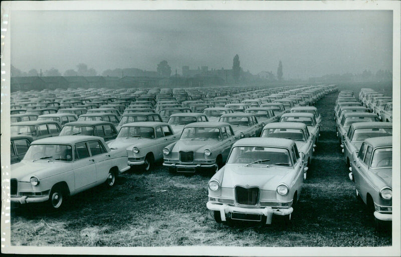 A new B.M.C. Vinicka Aplit delivery truck on M.M.A.S.C. ground. - Vintage Photograph