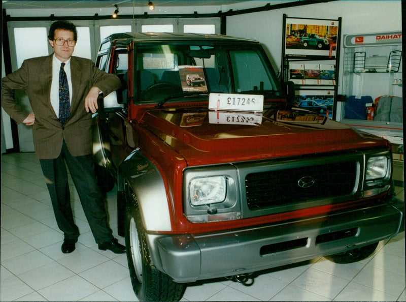 A man was caught stealing a car from a Daihatsu dealership in Oxford. - Vintage Photograph