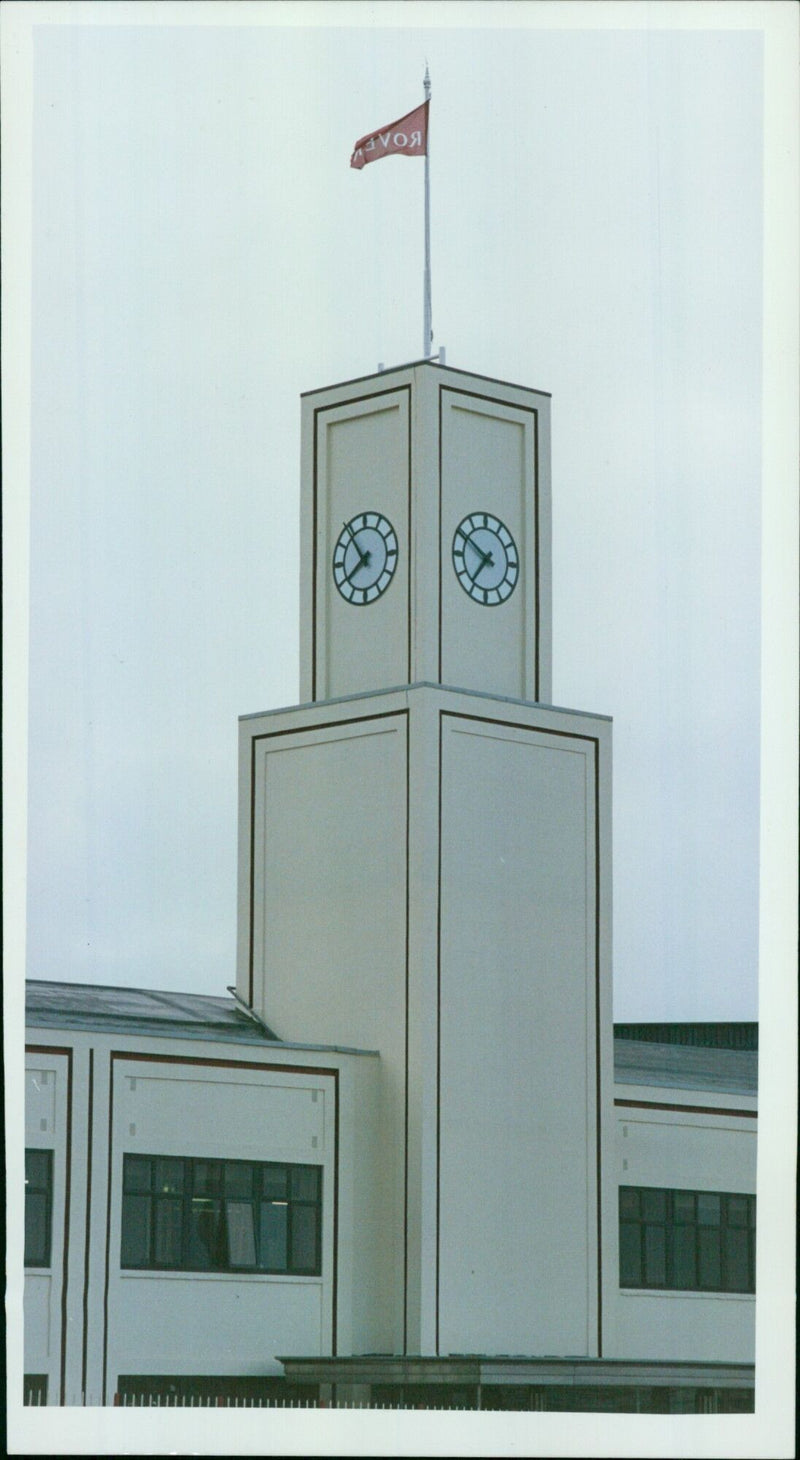 The Tower at Rover Car Works Cowley. - Vintage Photograph