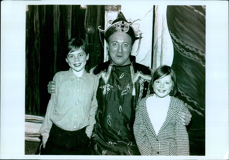 The cast of the Ox Drama Panto perform onstage. - Vintage Photograph