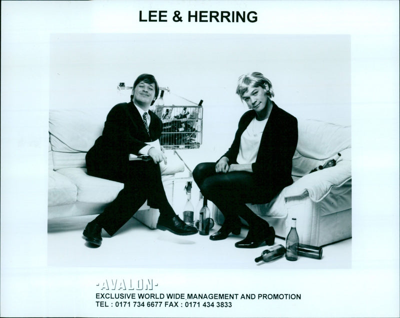 Lee & Herring Avalon performing at the Oxford Playhouse. - Vintage Photograph