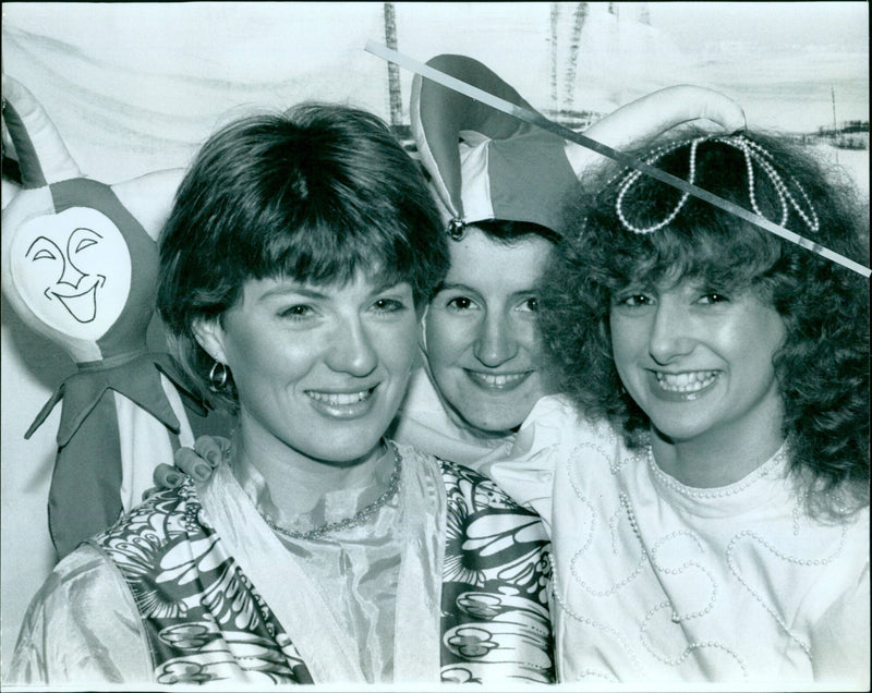 Liz Crook, Jane Alderman and Sue Allsop in the Sleeping Beauty Panto. - Vintage Photograph