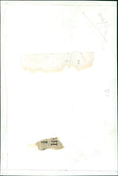 A model wearing a PANT F s/s lix LI outfit during the 1983 m4/6 fashion show. - Vintage Photograph