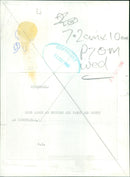 Actors Russ Abbot and Patsy Ann Scott in a scene from the pantomime, Cinderella. - Vintage Photograph