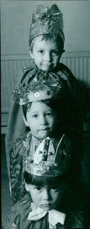 A young girl sits in a park in the city on July 1, 2021. - Vintage Photograph