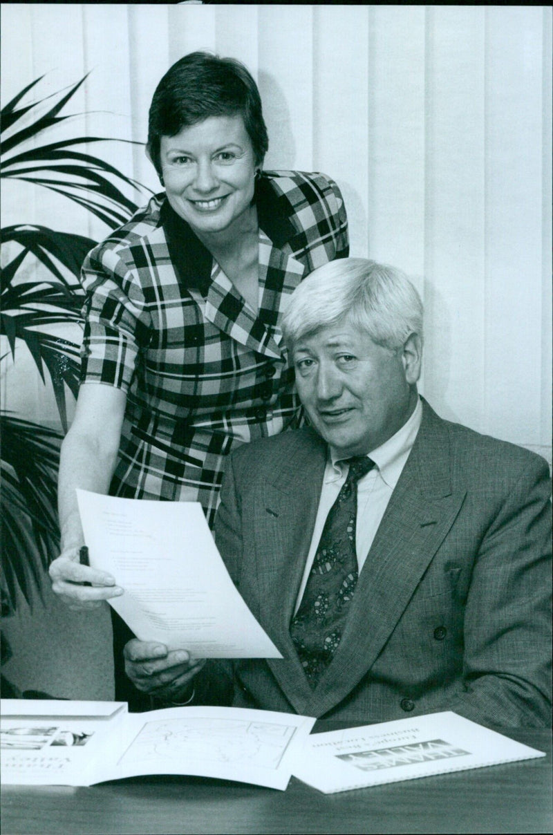 Russ Nathan, CBE, and Judith Anthony have been appointed to leadership roles in the Thames Valley Economic Partnership. - Vintage Photograph