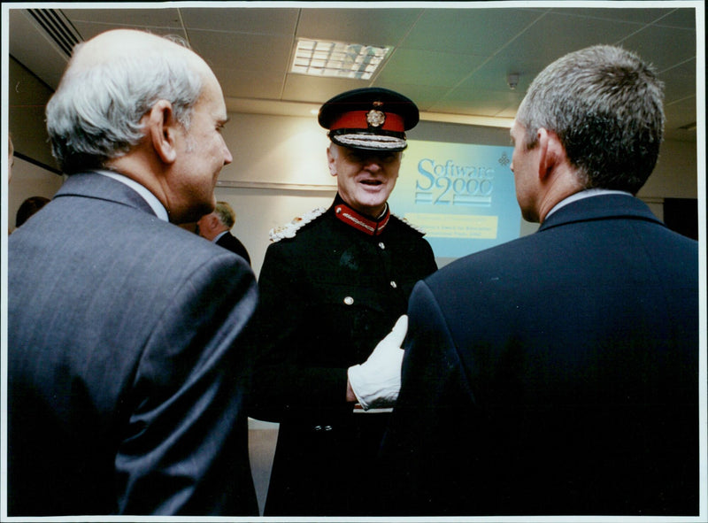 Software 2000 receives Queen's Award for Enterprise. - Vintage Photograph