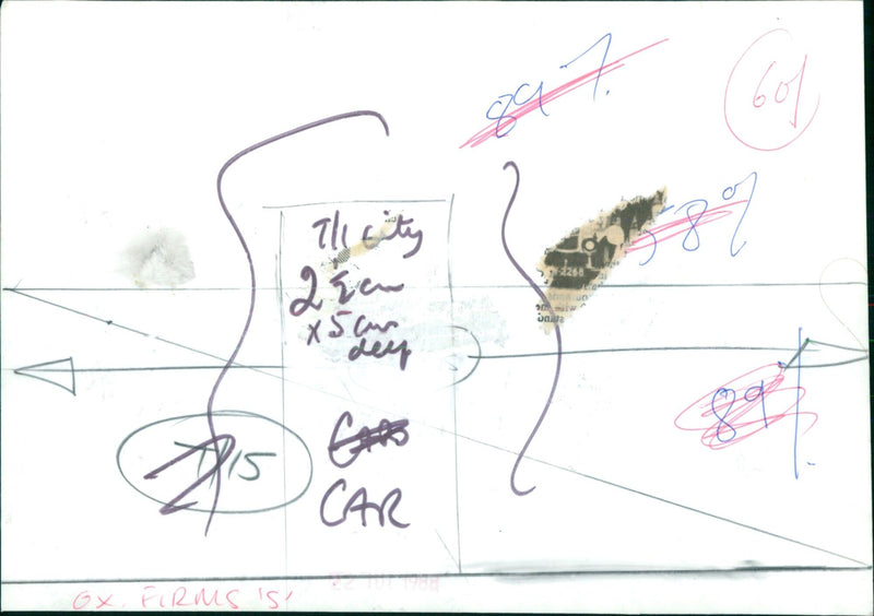 A team of oxen pull a steam plough in a field in Ayutthaya, Thailand. - Vintage Photograph