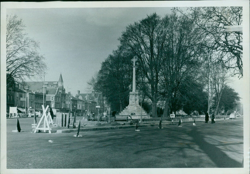 Prime Minister Harold Macmillan addresses a crowd of supporters in Oxford, England. - Vintage Photograph