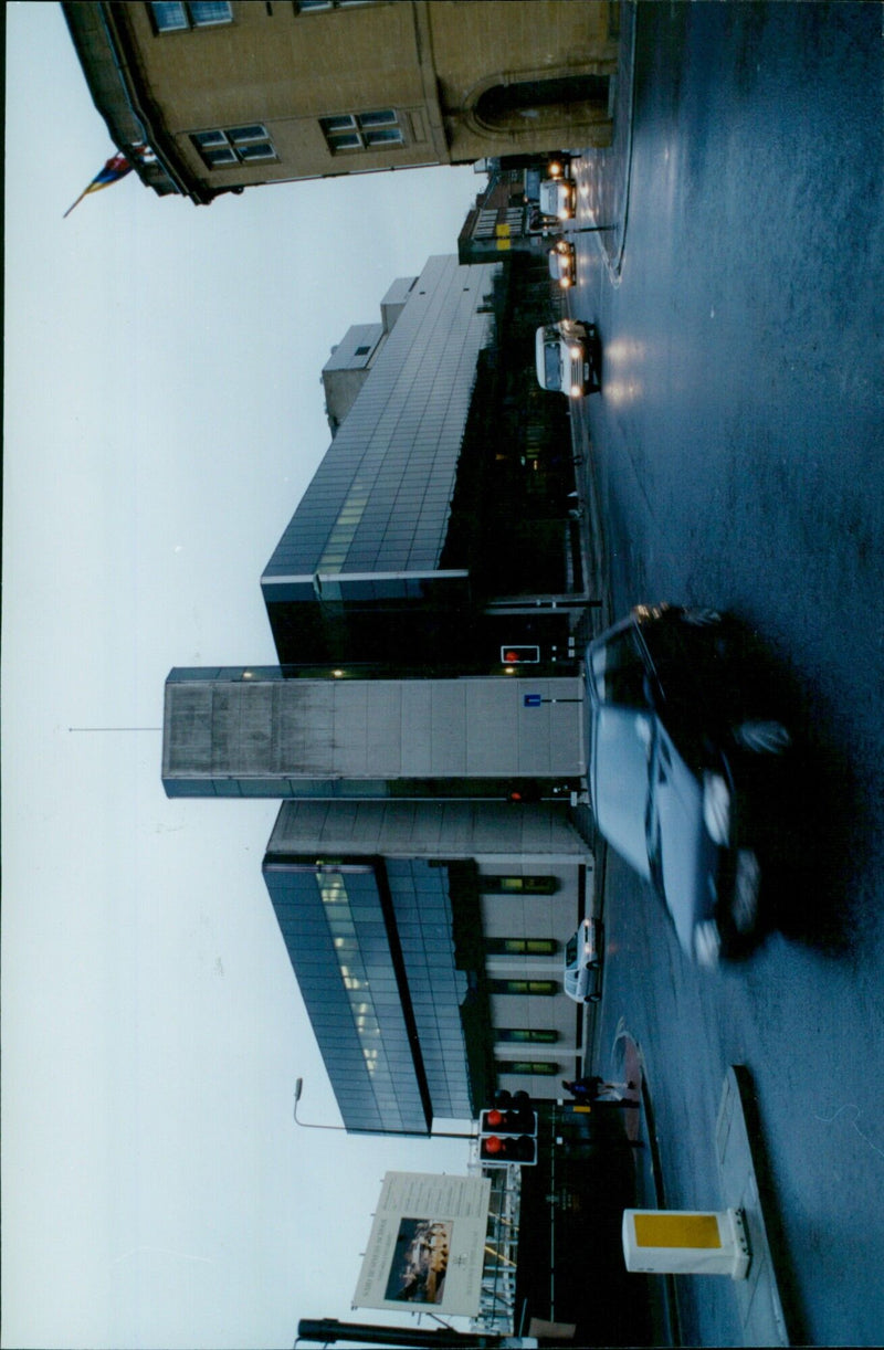 Oxford Blackwell's building located on Hythe Bridge Street. - Vintage Photograph