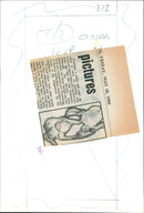 Penelope, a writer and artist with leukemia, is seen painting with renewed vigour at her exhibition on Friday, May 18th, 1984. - Vintage Photograph