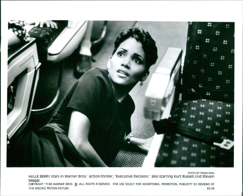 Halle Berry stars in "Executive Decision" - Vintage Photograph