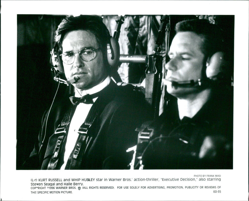 Kurt Russell and Whip Hubley in "Executive Decision" - Vintage Photograph