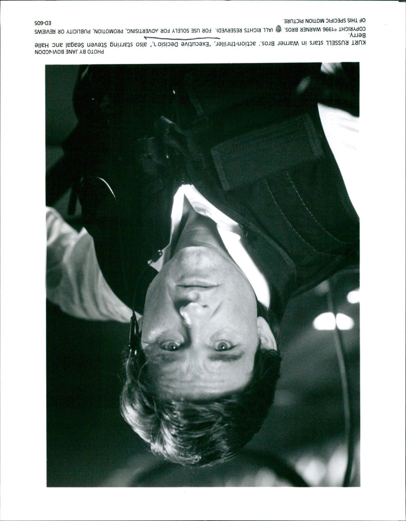 Kurt Russell stars in Warner Bros.' action-thriller, "Executive Decision" - Vintage Photograph