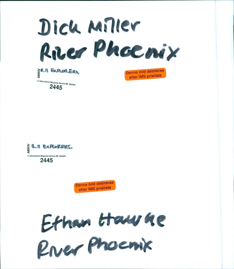 EX-5403 ARCHIVE Dick Miller River Phoenix - Vintage Photograph