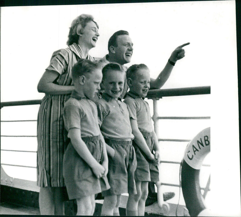 Ken and So's Journey to Australia - Vintage Photograph