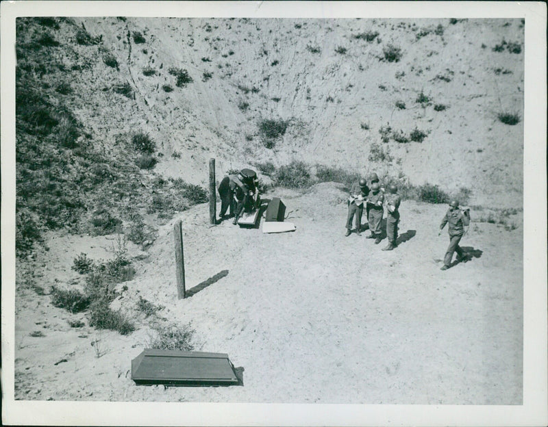 German Youths Executed for Espionage - Vintage Photograph