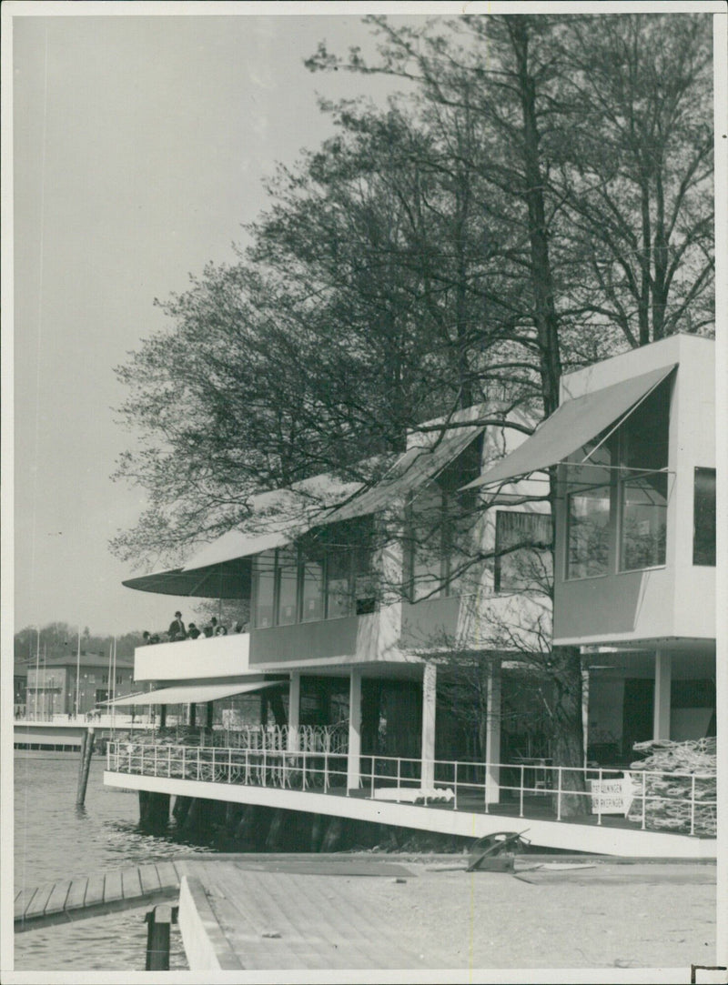 Parkrestauranten Böljeblick Stockholmsutställningen 1930 - Vintage Photograph