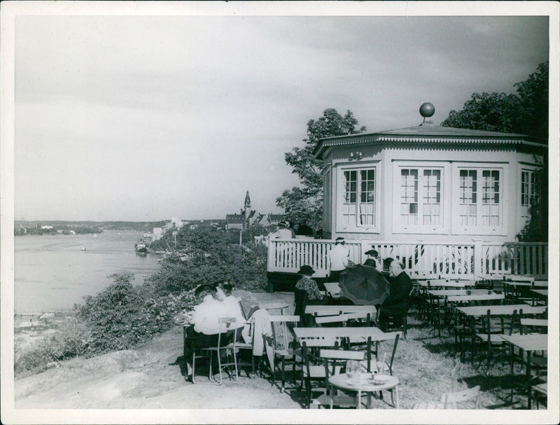 Schler Hotel Restaurant in Fåfängan, Haparanda - Vintage Photograph