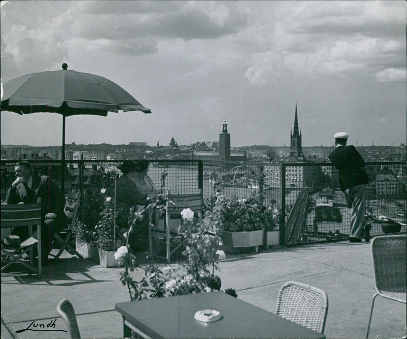 Unknown event in Stockholm - Vintage Photograph