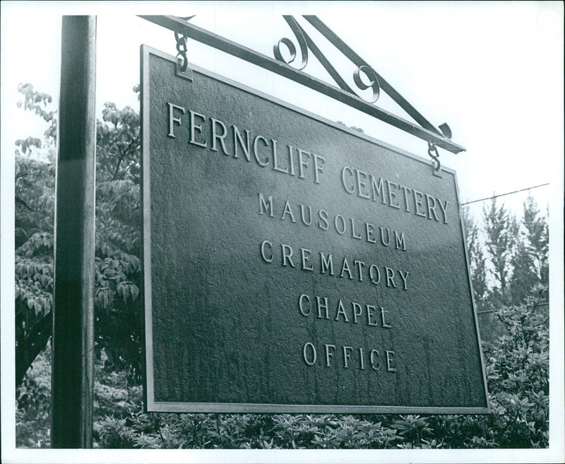 Ferncliff Cemetery Mausoleum Crematory Chapel Office - Vintage Photograph