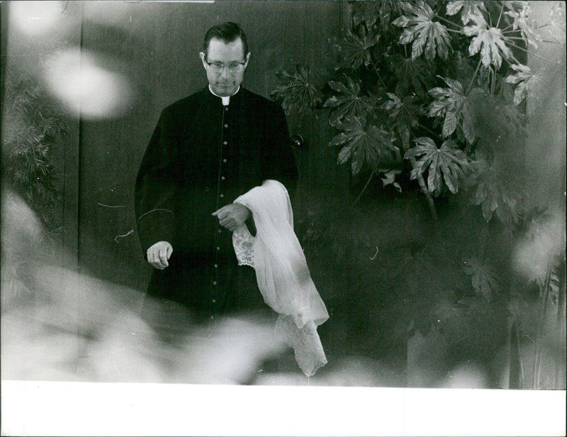 Gary Cooper's Funeral - Vintage Photograph