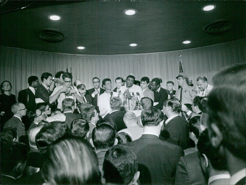 869/ CASSINS CLAY FLOYD PATTERSON SLADE LAS VEGAS - Vintage Photograph