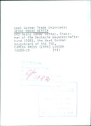Heinz Oskar Vetter, Chairman of the Deutsche Gewerkschaftsbund (DGB) - Vintage Photograph