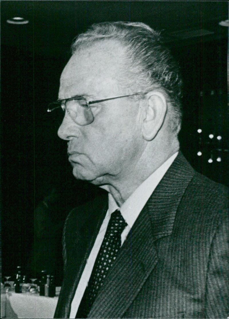 Heinz Oskar Vetter, Chairman of the Deutsche Gewerkschaftsbund (DGB) - Vintage Photograph