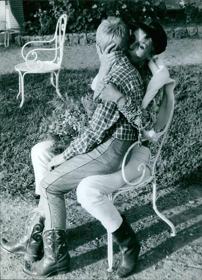 Jeanne Morean in Stockholm, Sweden - Vintage Photograph