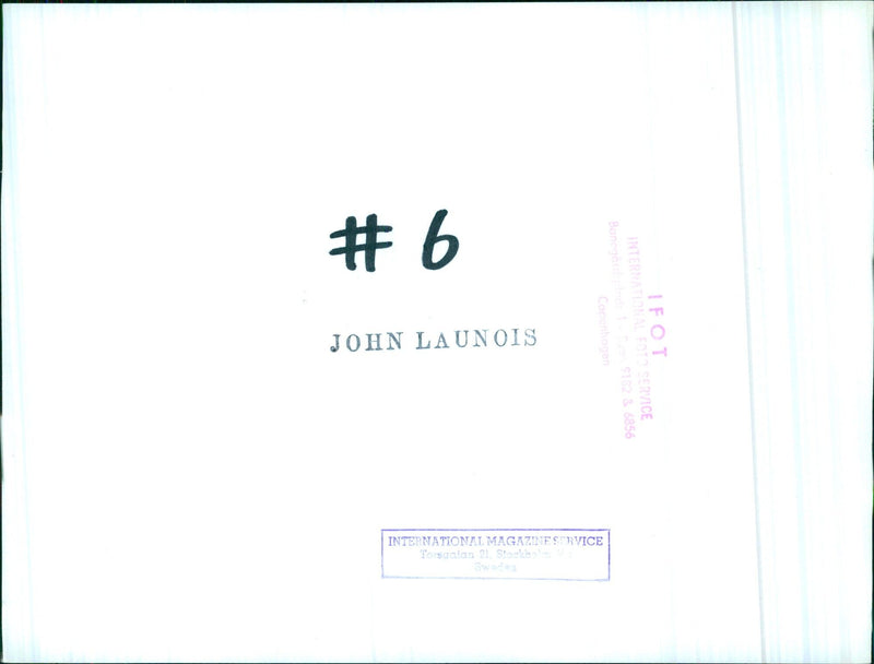 JOHN LAUNOIS Copenhagen Banegårdsplads 1-0yen 9182 & 6856 - Vintage Photograph